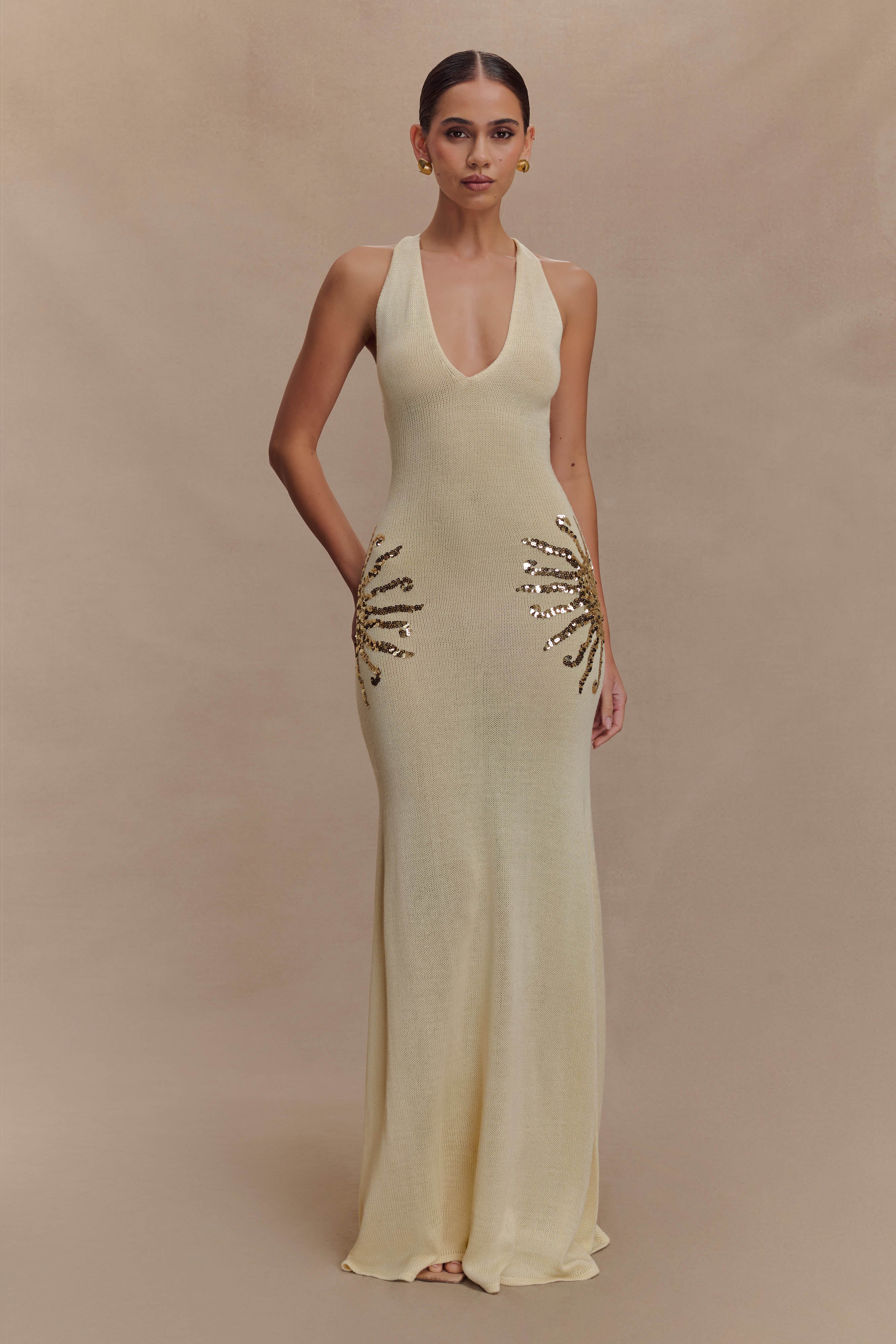 Madison Sequin Maxi Dress