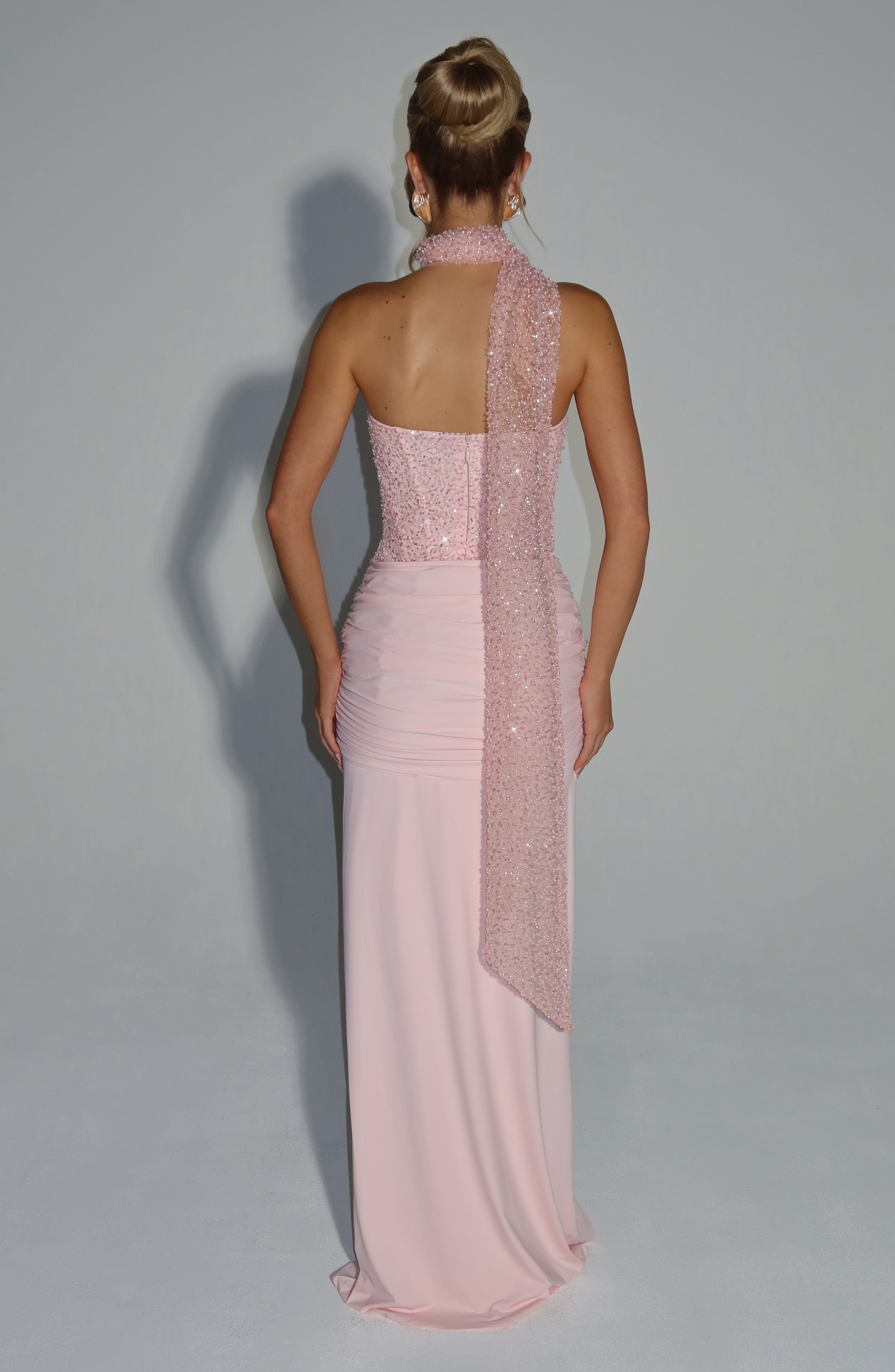 Amara Blush Evening Dress