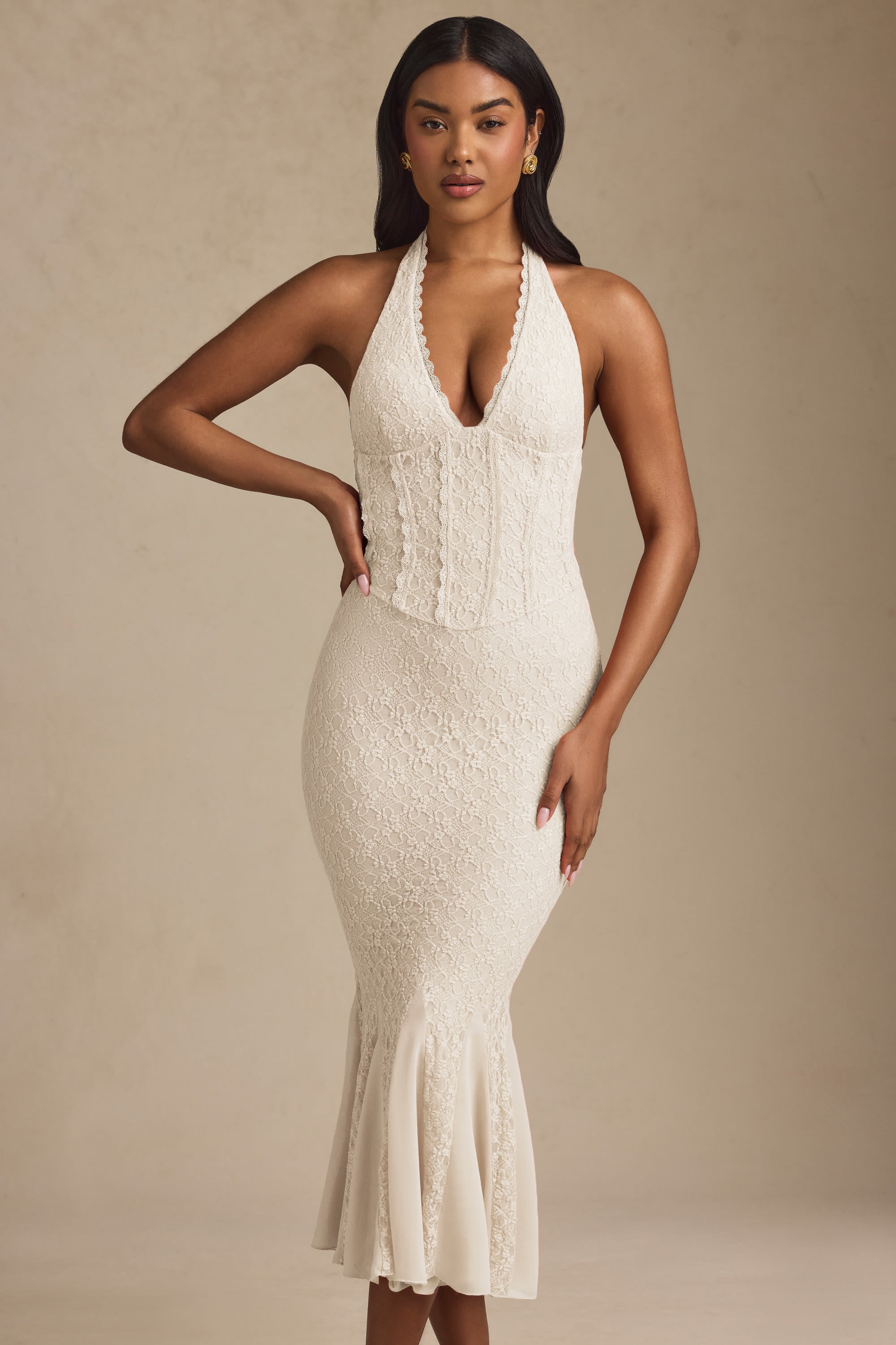 Celeste Halterneck Dress
