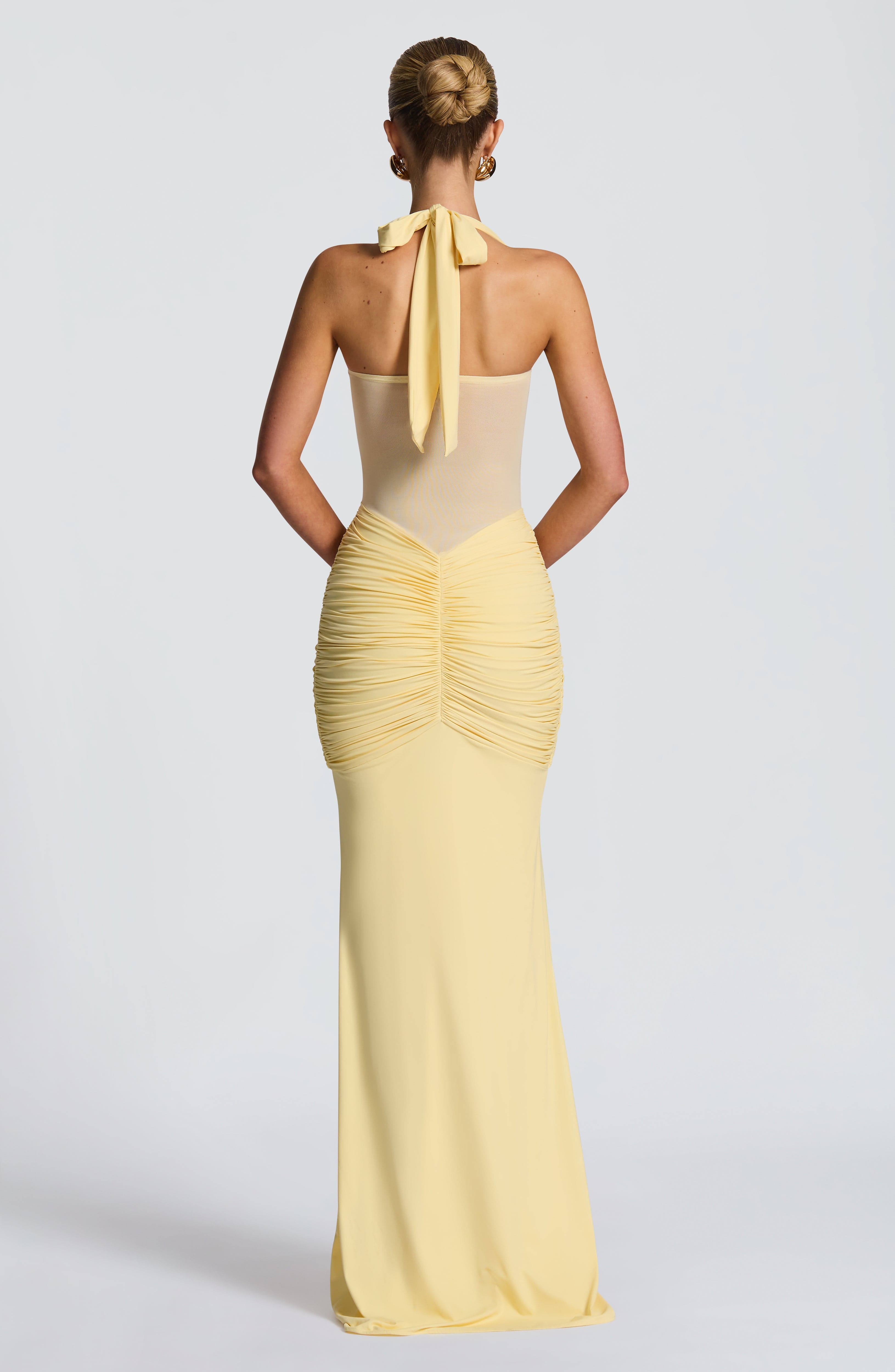 Slinky Cherry Maxi Dress