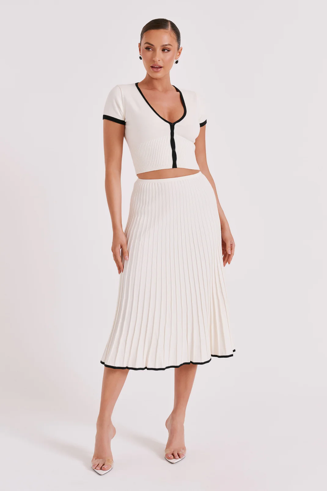 The Pleated Two-Piece Set