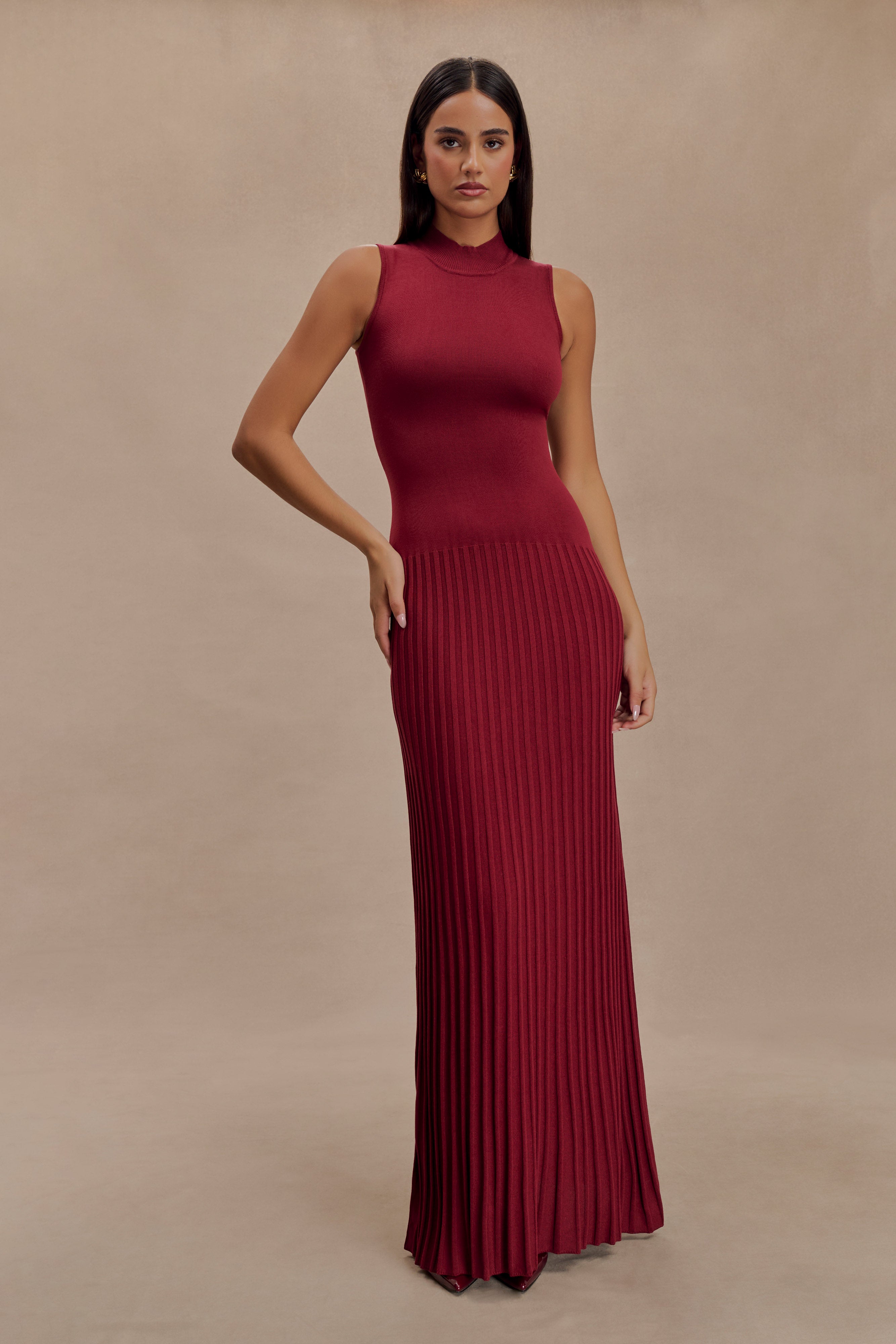 Victoria High Neck Dress