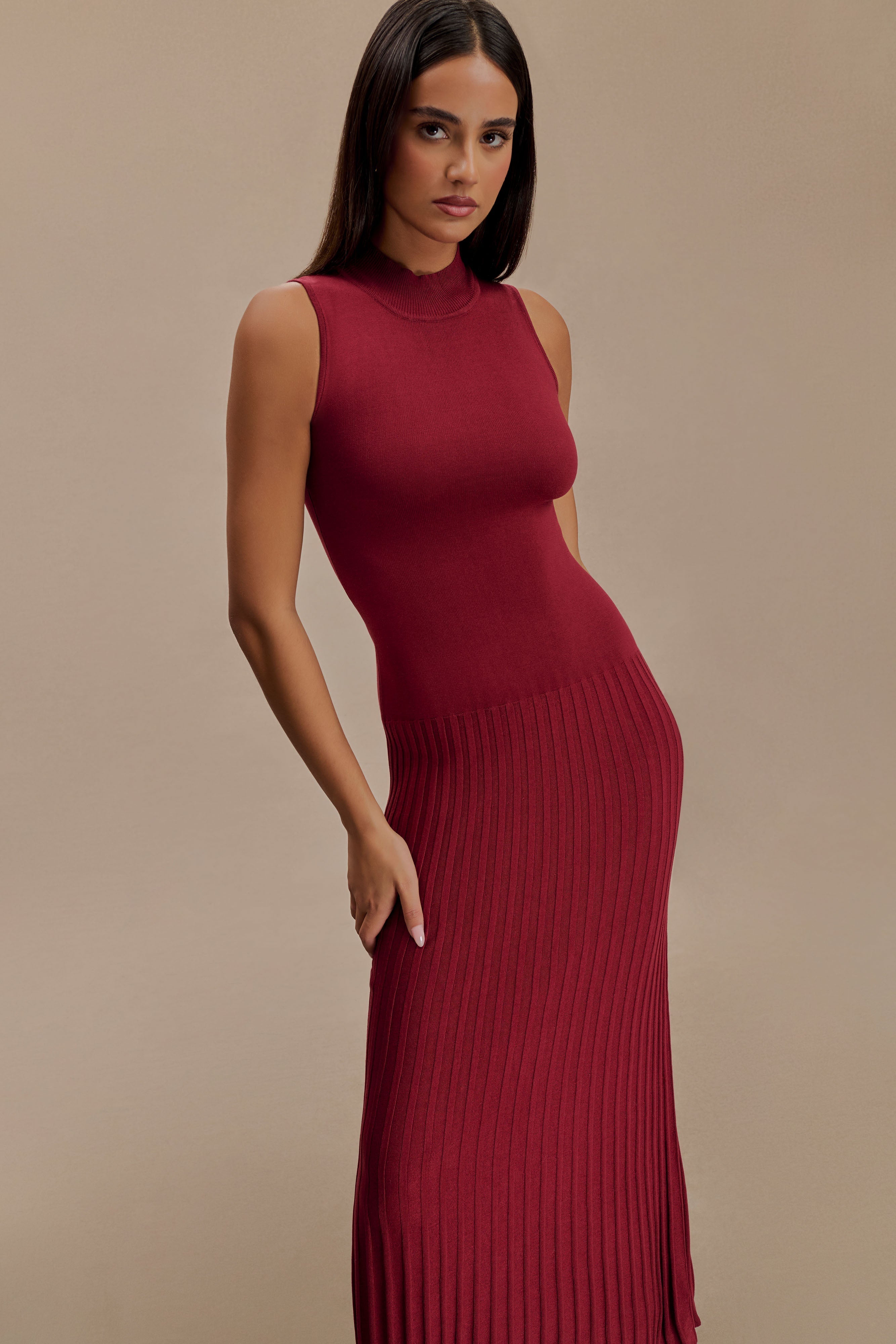 Victoria High Neck Dress