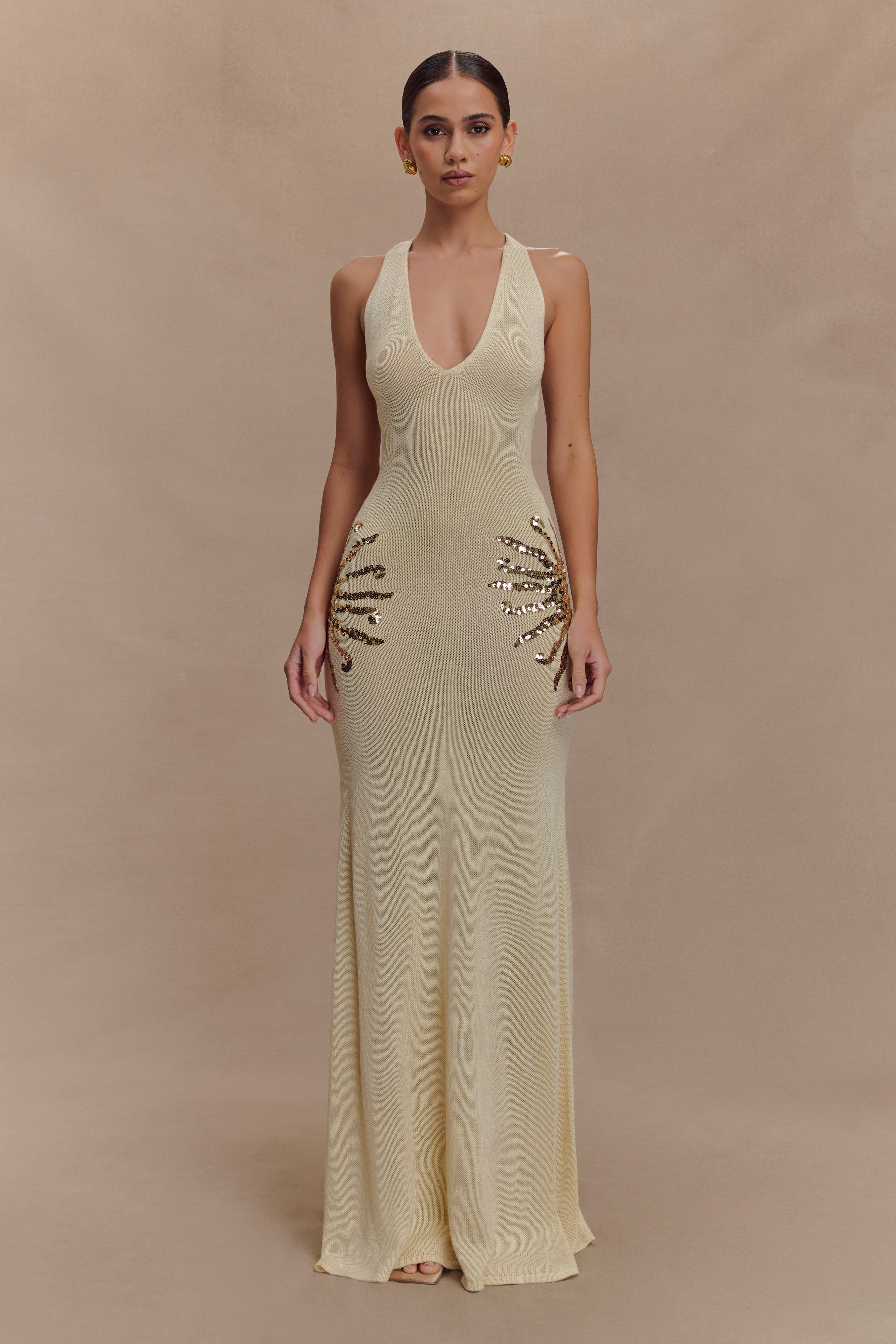 Madison Sequin Maxi Dress