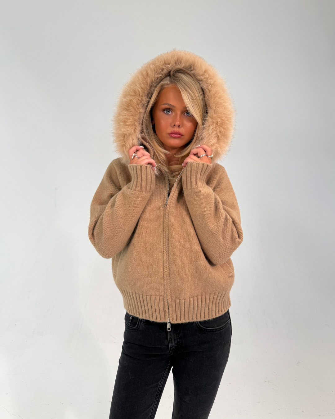Chic Faux Fur Jacket