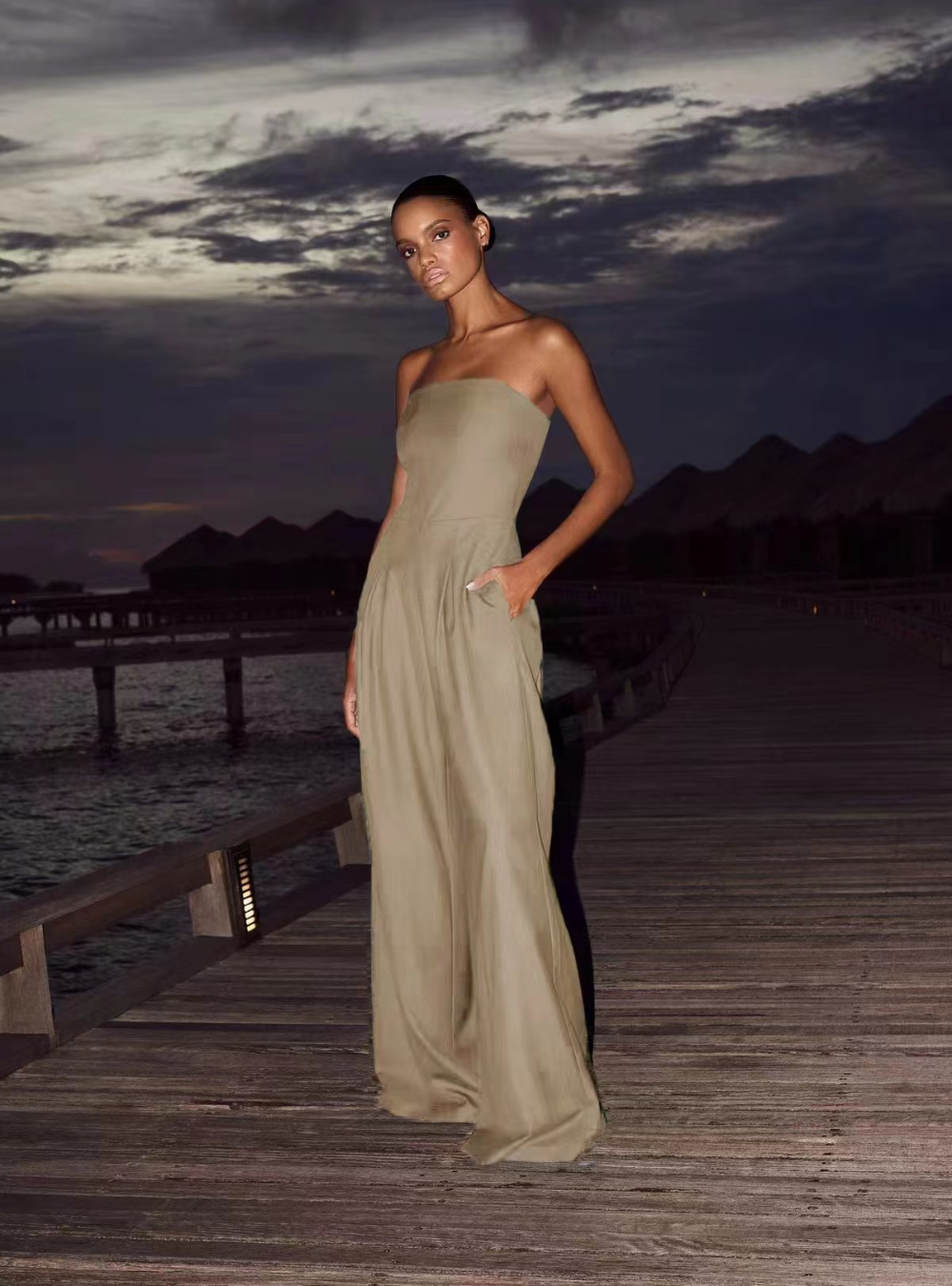 Evo Strapless Jumpsuit