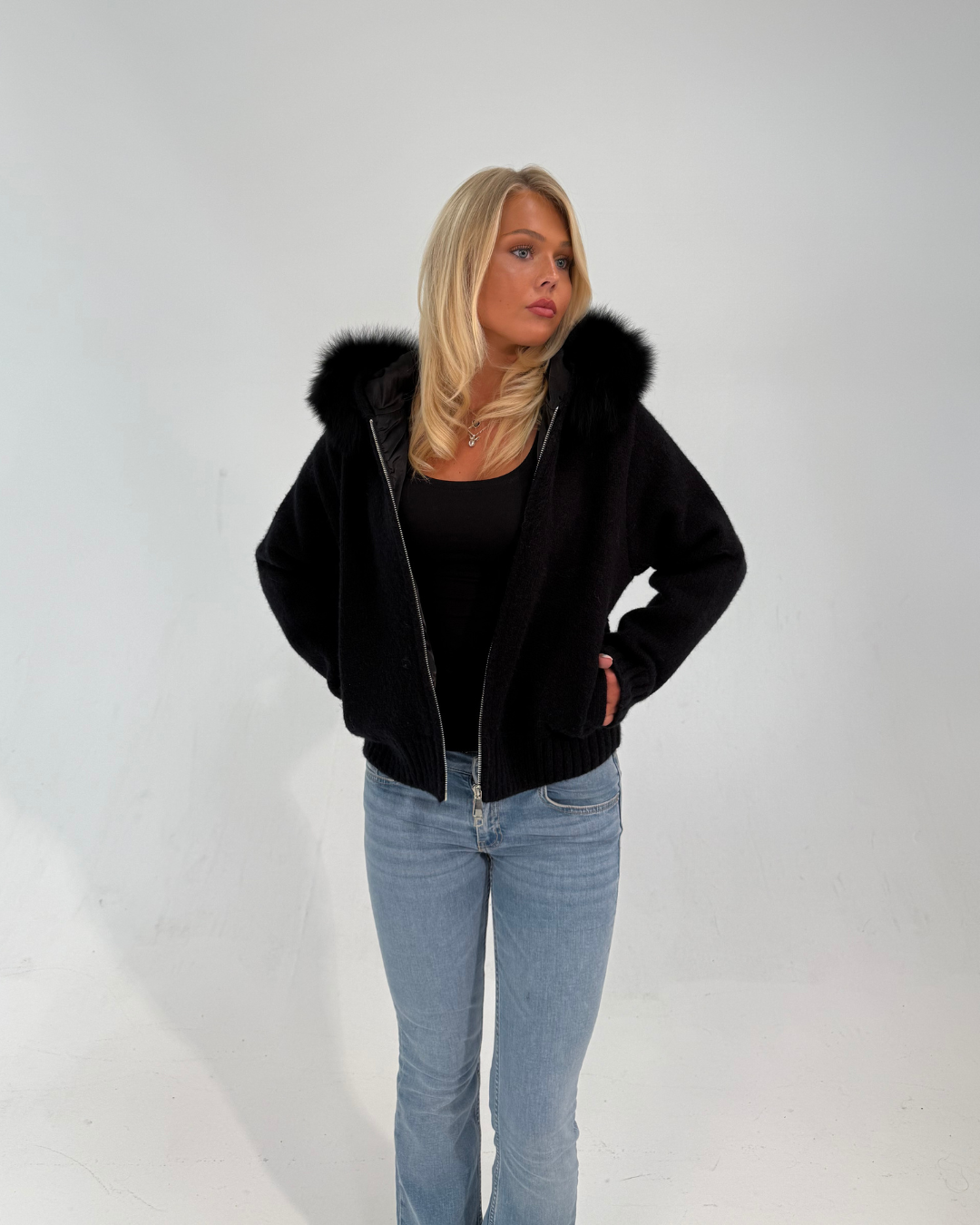 Chic Faux Fur Jacket