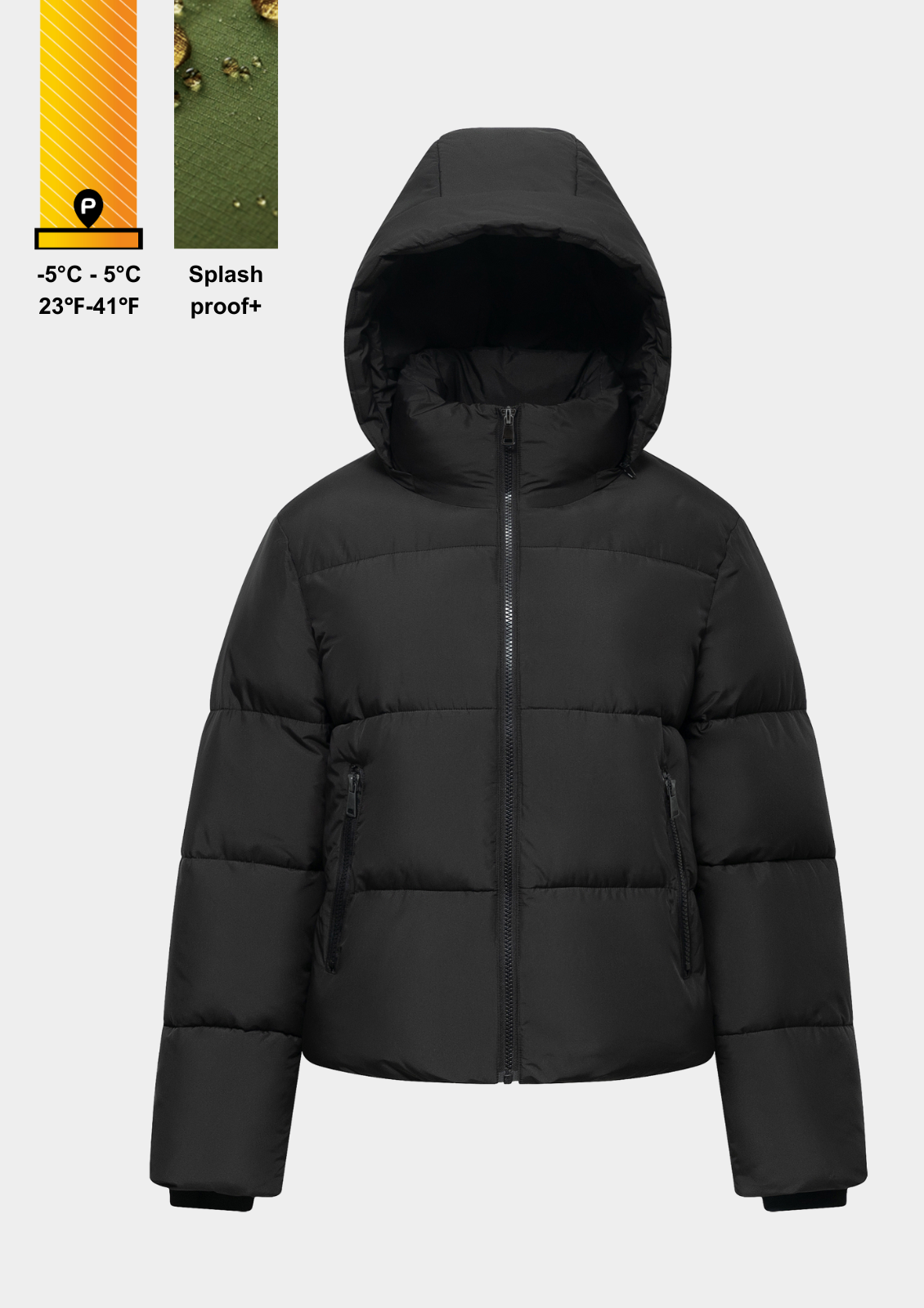 Olivia Hood Puffer Jacket