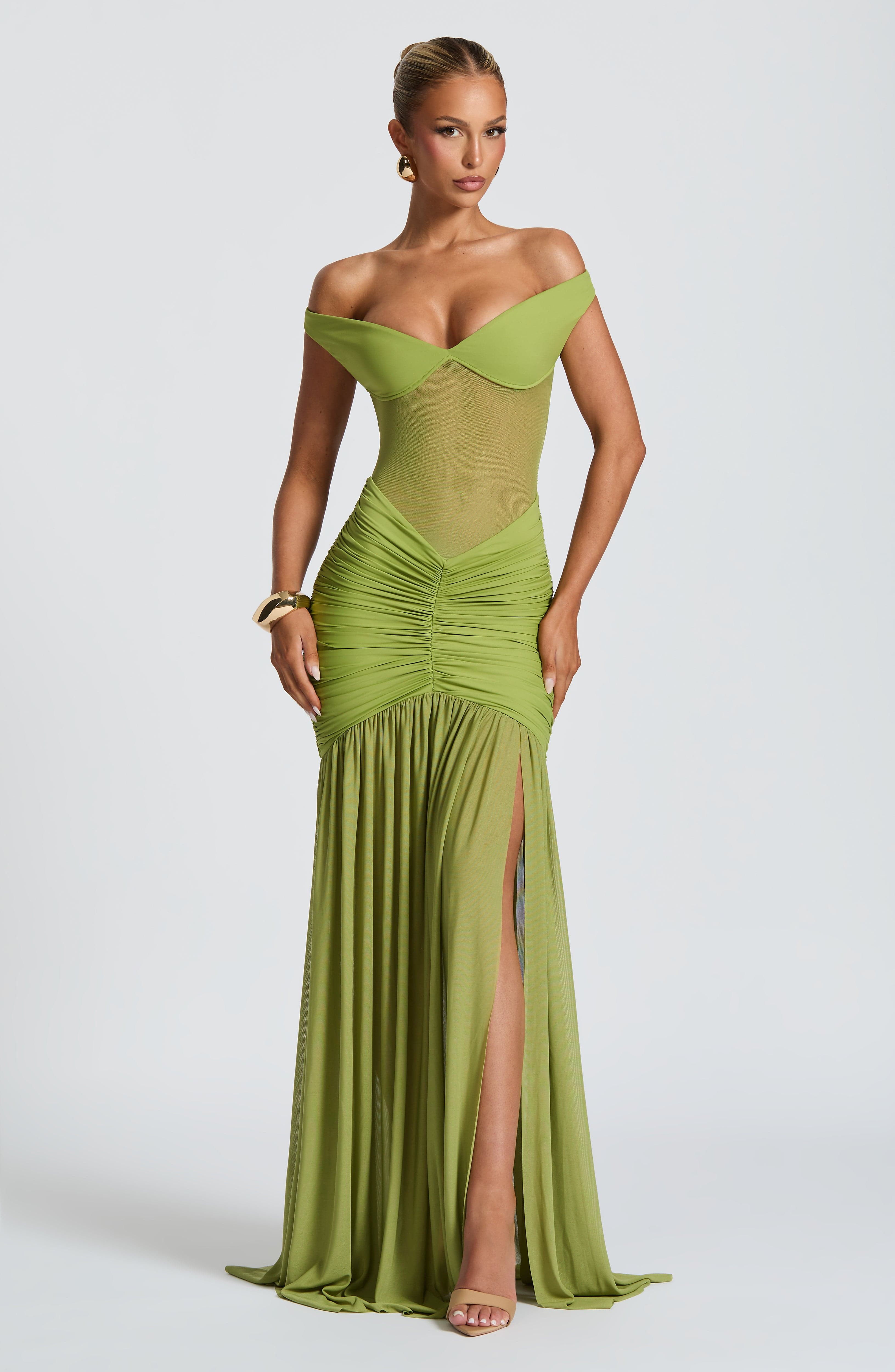 Avery Maxi Dress – Olive