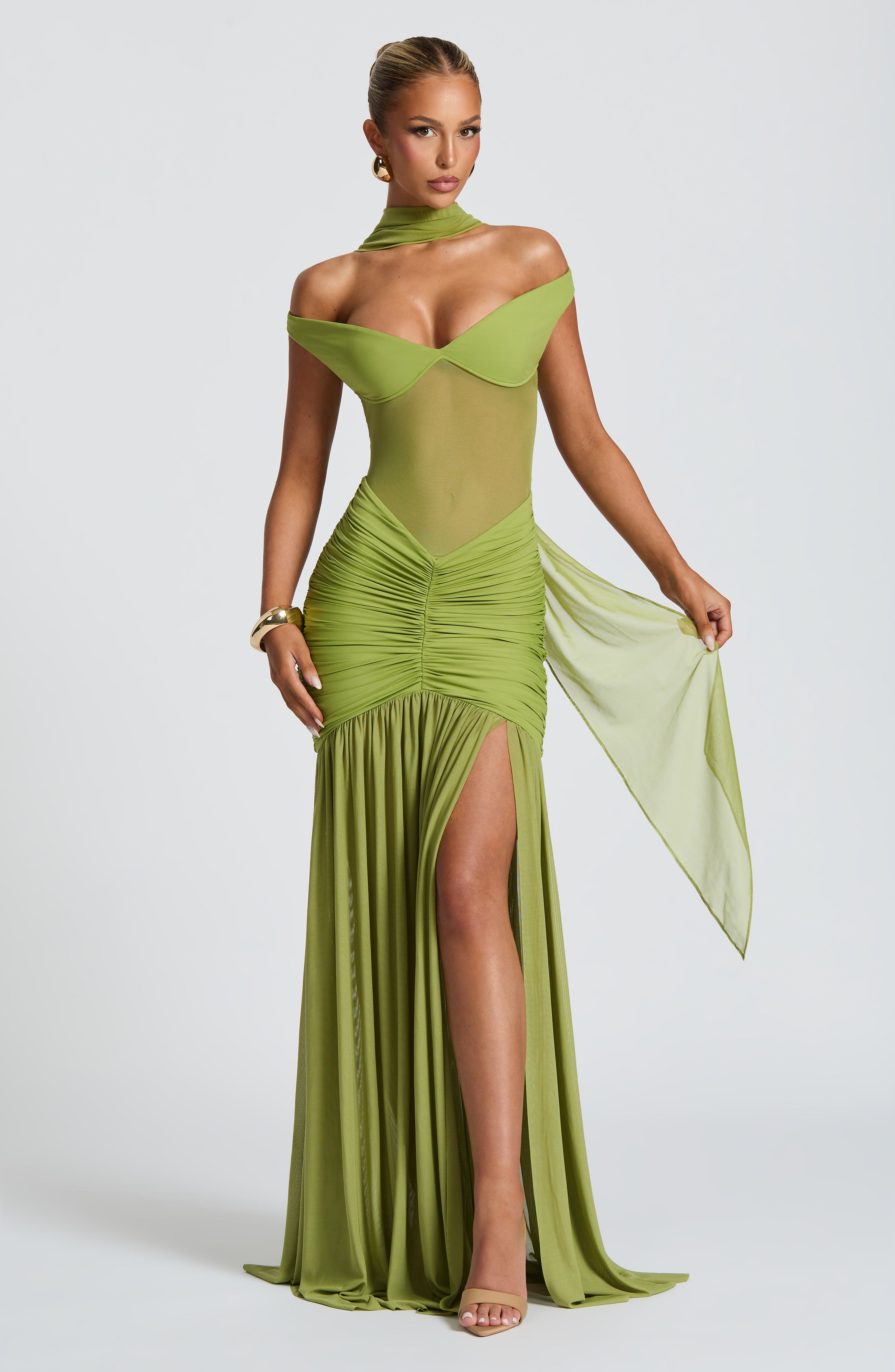 Avery Maxi Dress – Olive