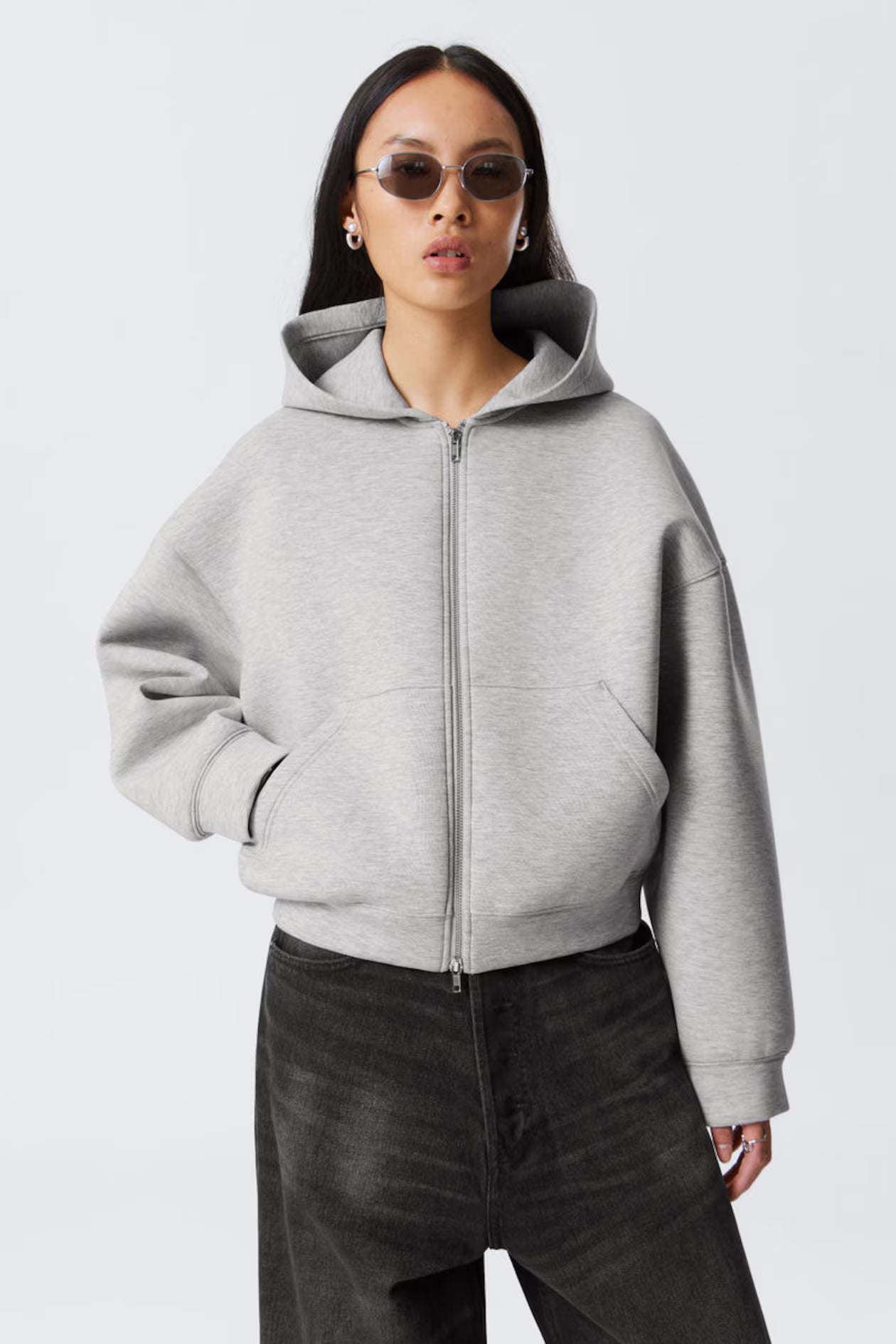 Cozy Oversized Zip Hoodie