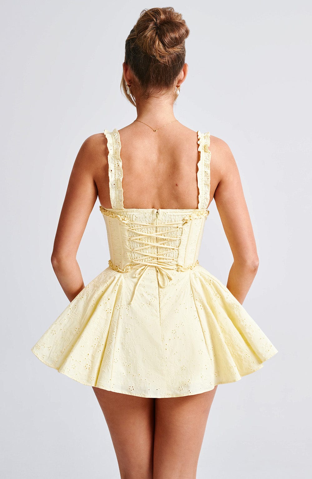 Ruffle Corset Mini Playsuit
