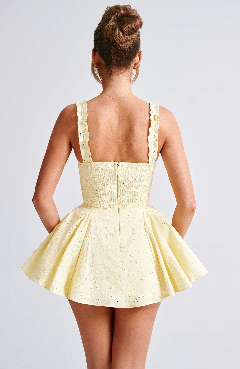 Ruffle Corset Mini Playsuit