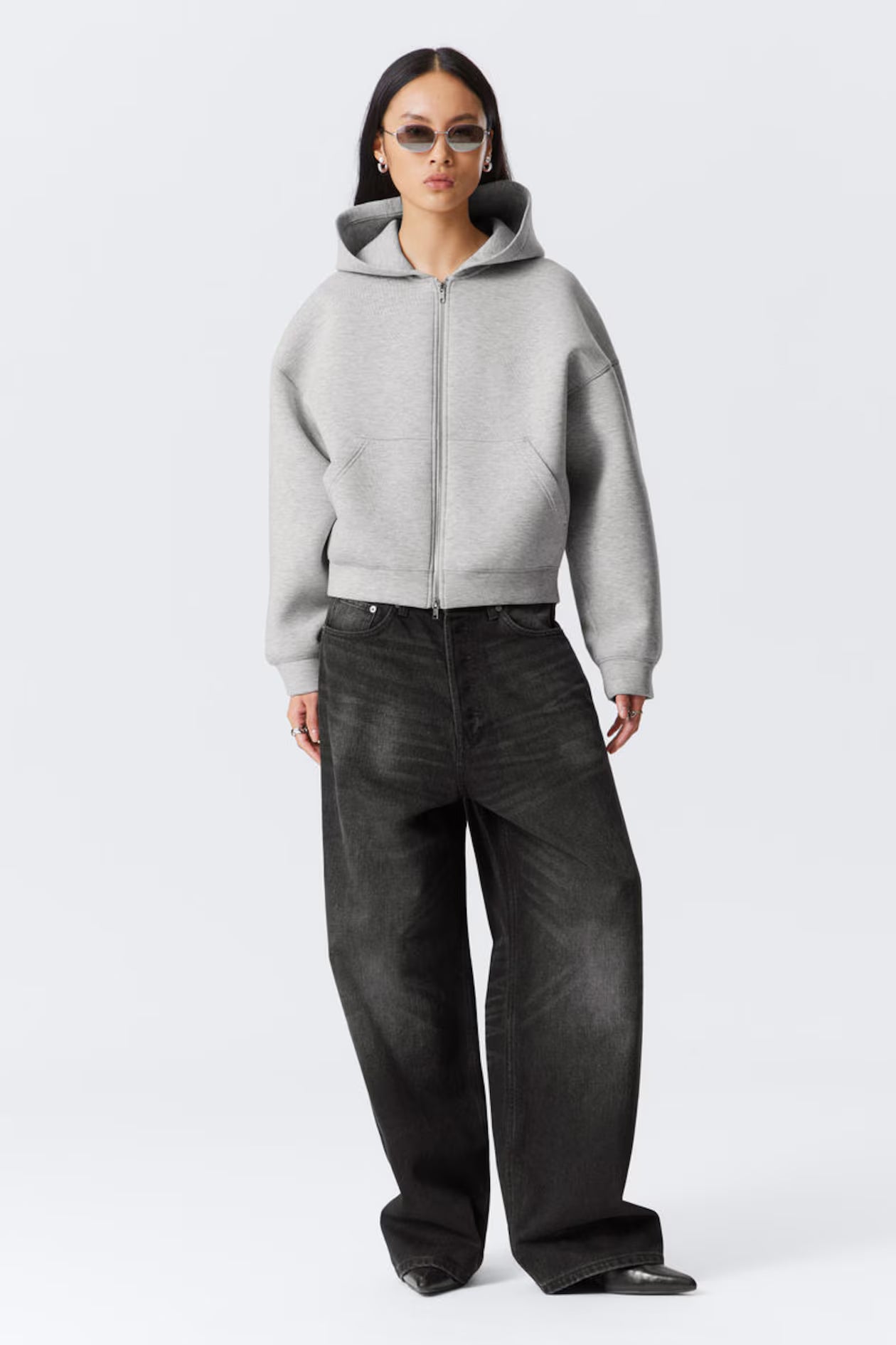 Cozy Oversized Zip Hoodie