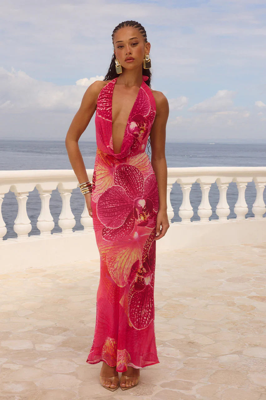 Pink Poise Maxi Dress