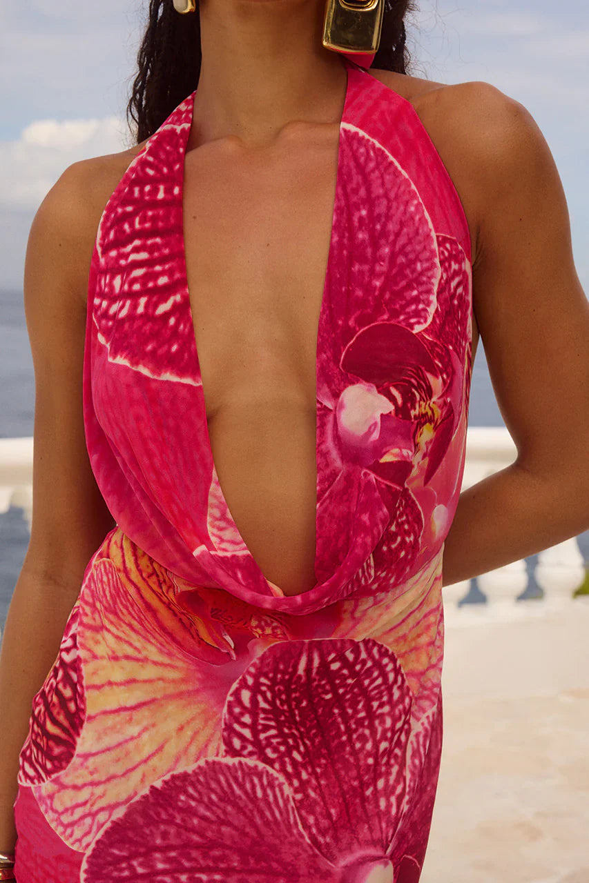 Pink Poise Maxi Dress