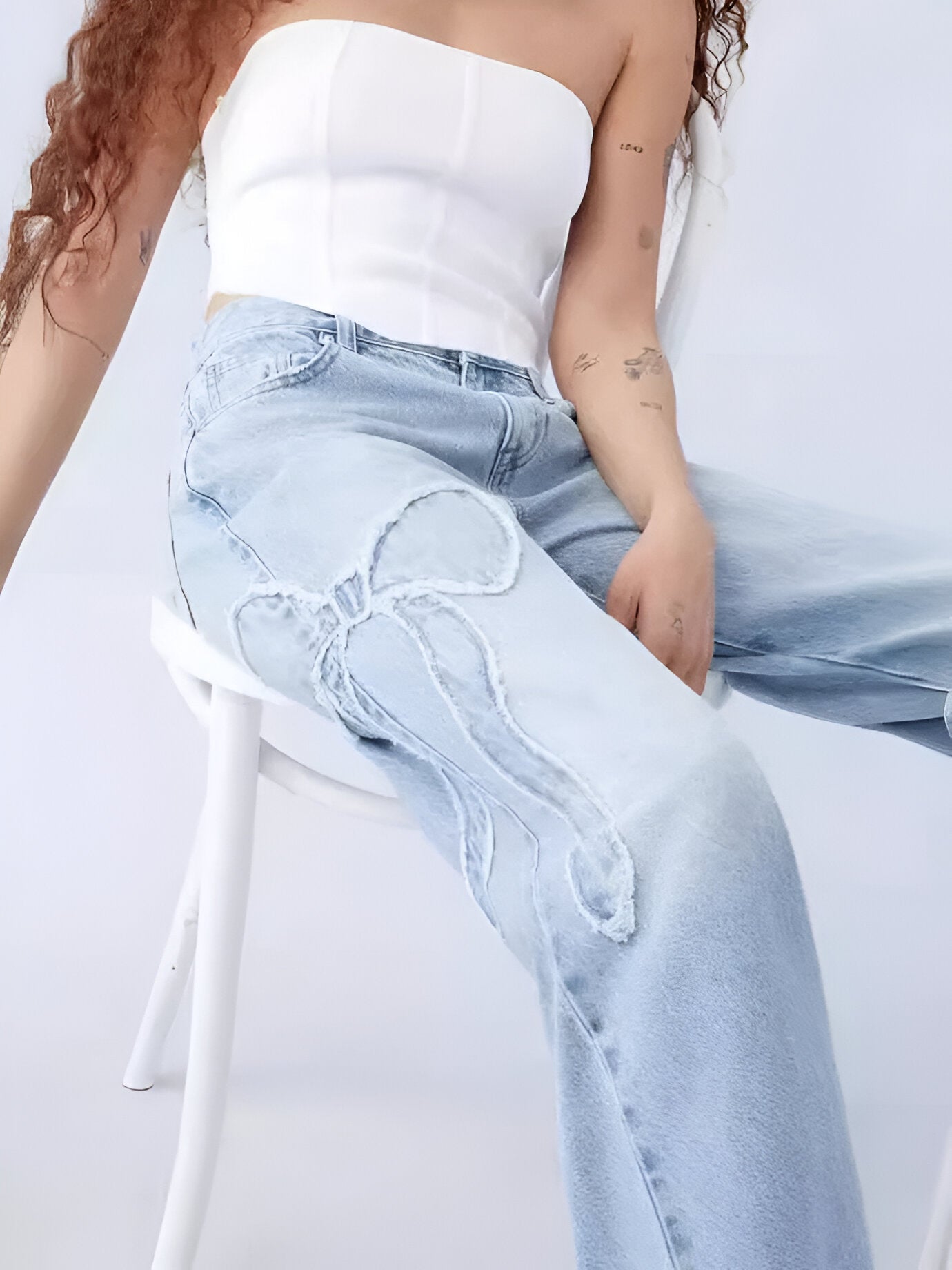 Manolo Bow Jeans