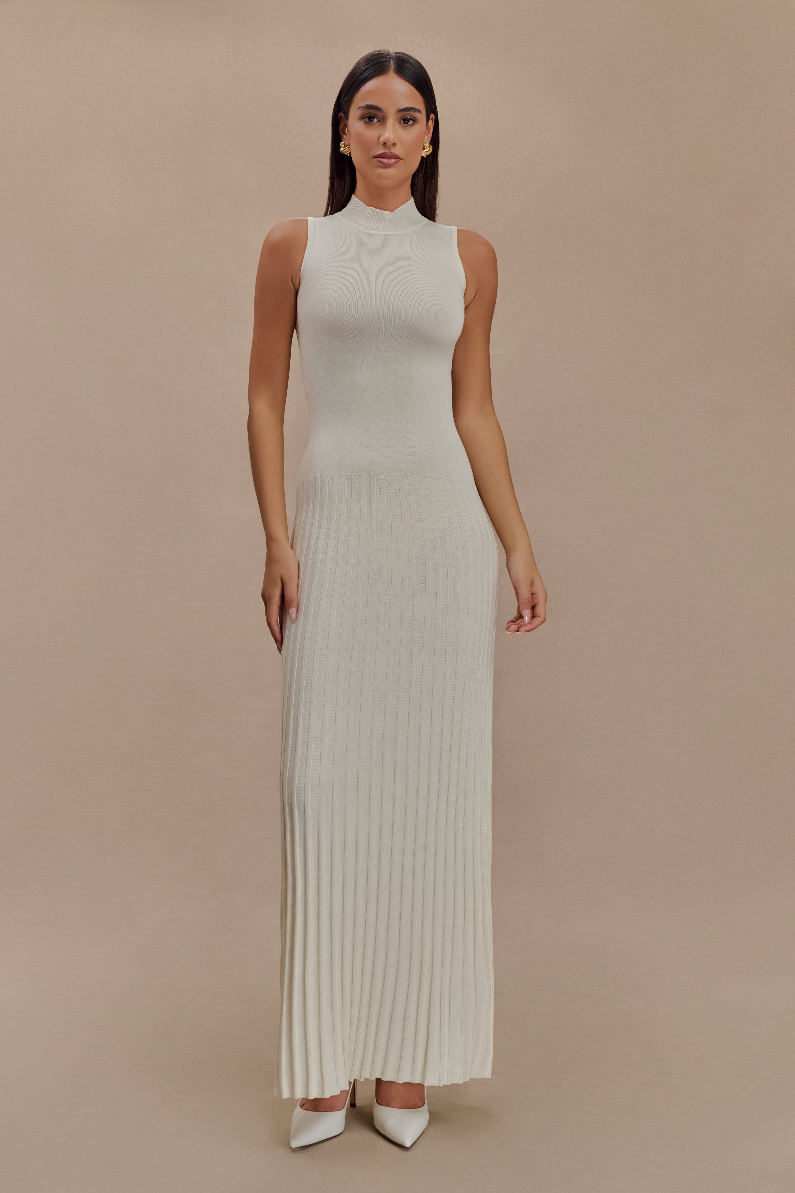 Victoria High Neck Dress
