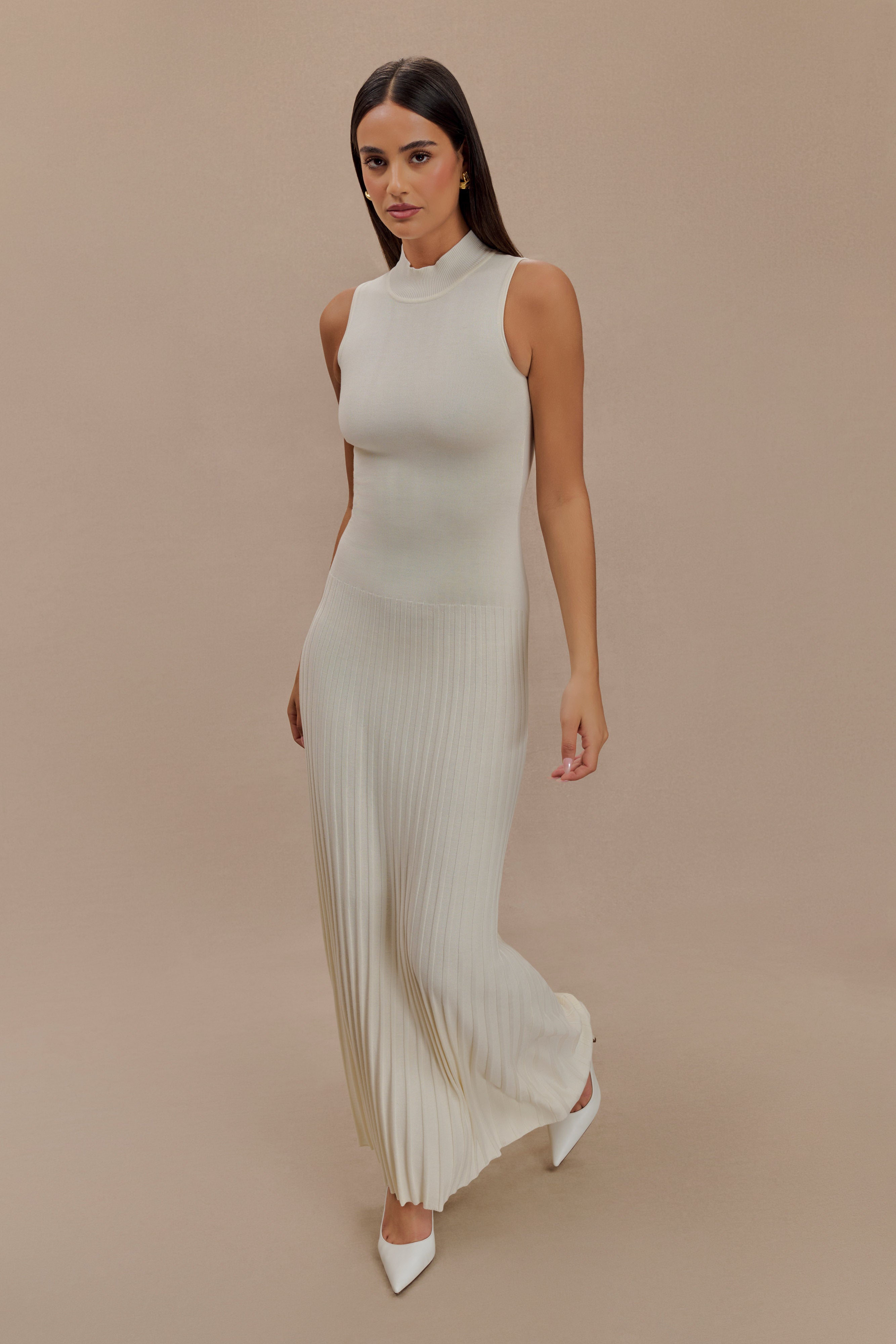 Victoria High Neck Dress