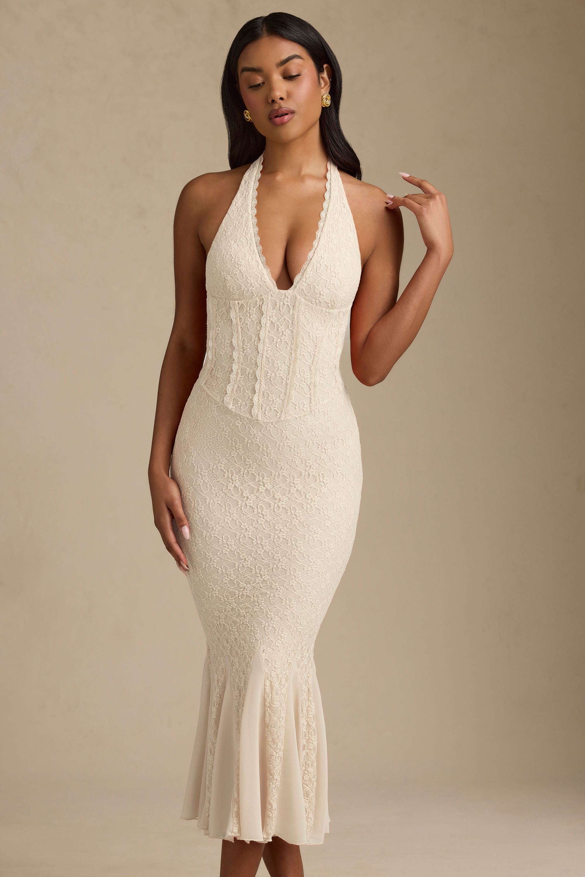 Celeste Halterneck Dress