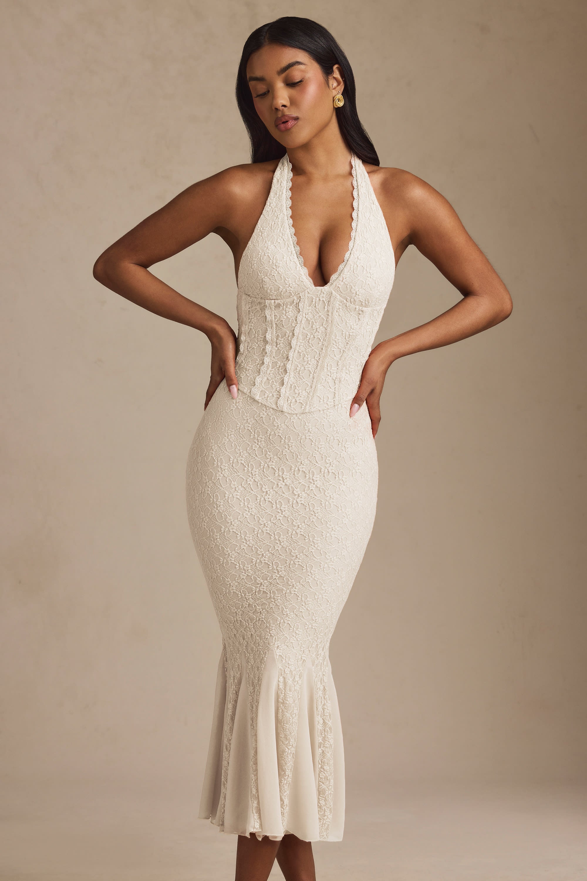 Celeste Halterneck Dress