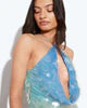 Sequin Cut-Out Mini Dress
