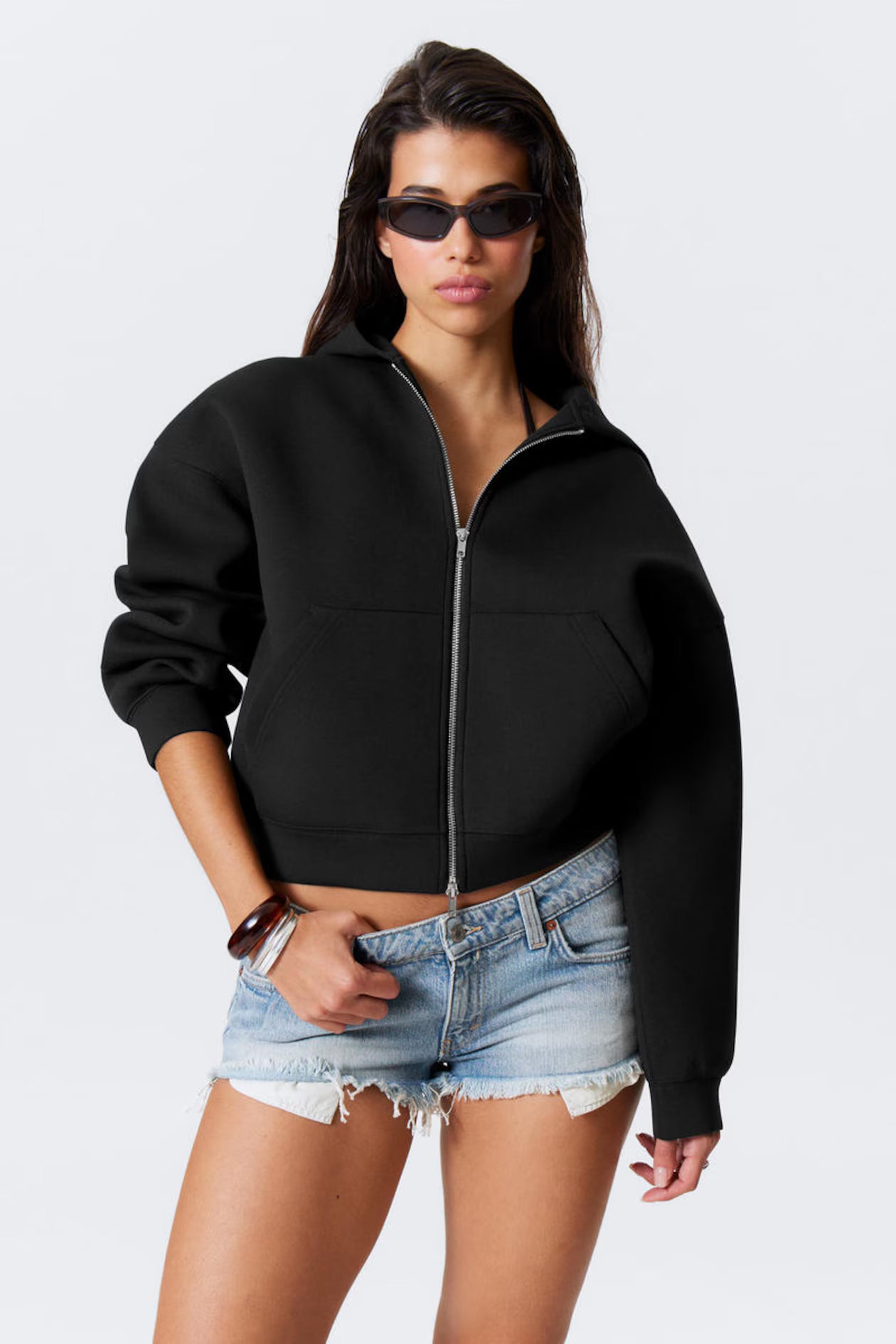 Cozy Oversized Zip Hoodie