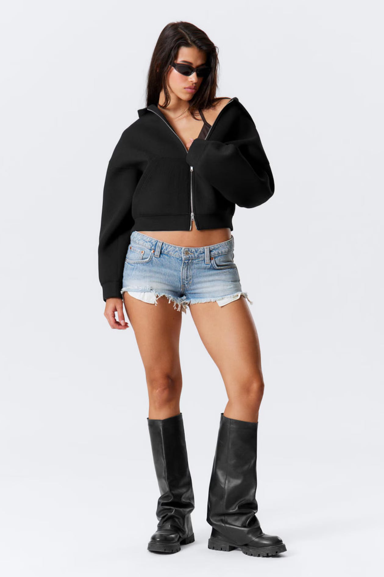 Cozy Oversized Zip Hoodie